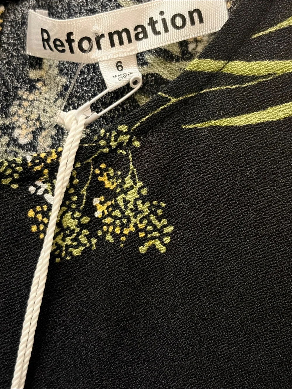 Reformation Zelda Midi Dress Size 6 - Picture 11 of 12